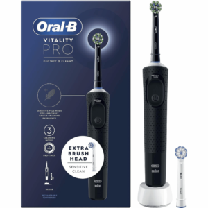 Oral-B Vitality Pro Electric Toothbrush, 1 Handle, 2 Toothbrush Heads