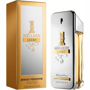 1 Million Lucky by Paco Rabanne Eau De Toilette for Men 200 ml