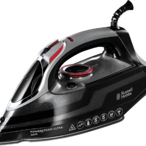 Russell Hobbs Power Steam Ultra Iron, Ceramic Non-stick soleplate, 210g Steam Shot
