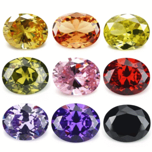 Colorful Oval Gemstones